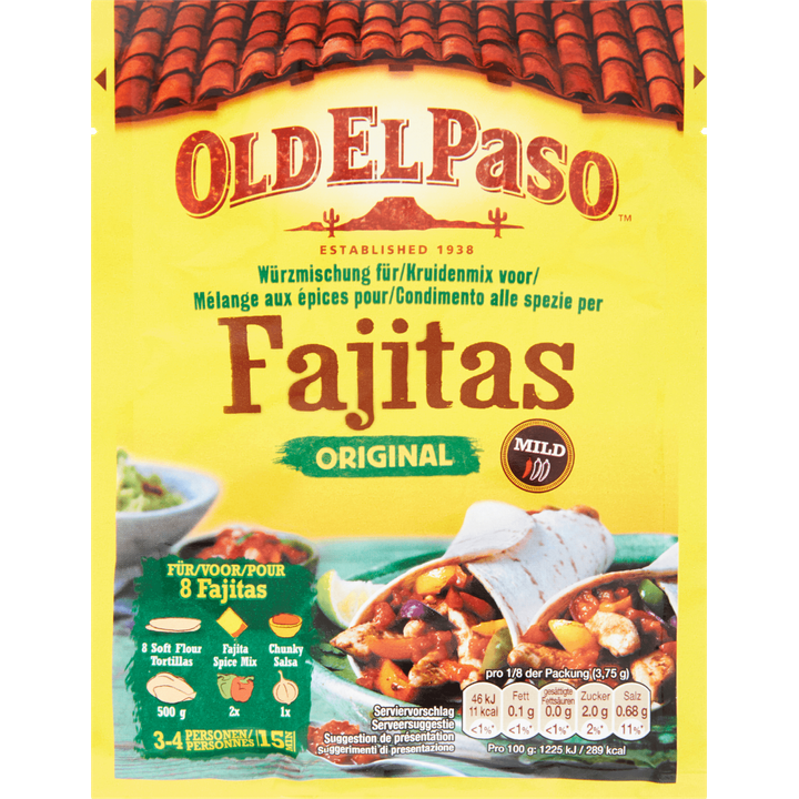 Kruidenmix Fajitas Original Mild