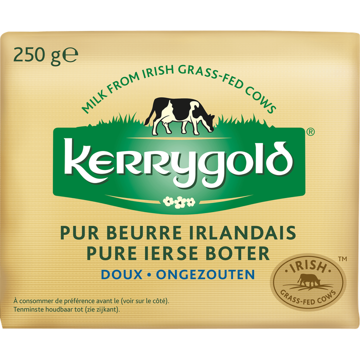 Kerrygold Ongezouten Pure Ierse Boter 250 g