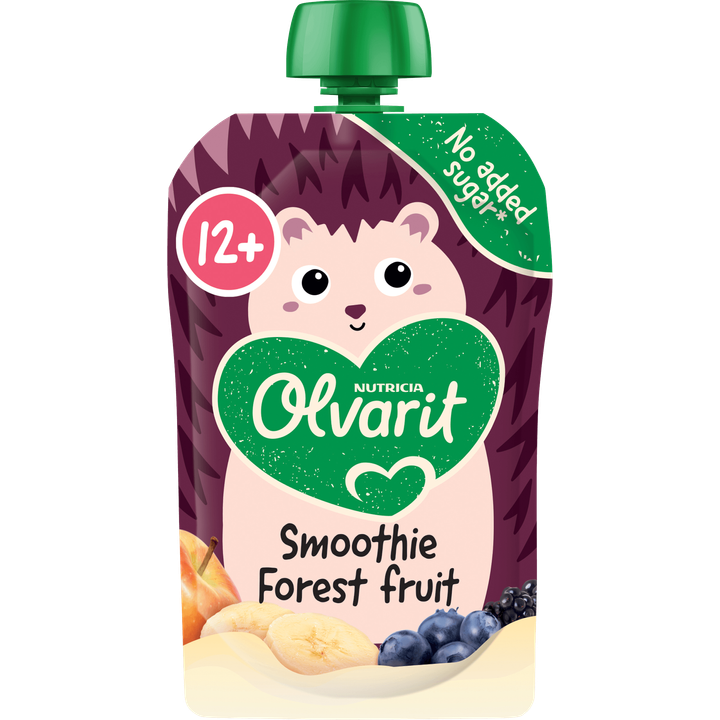 Olvarit Knijpfruit Smoothie Bosvruchten 12+ Maanden 100 g