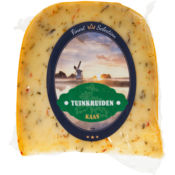 Kaas met tuinkruiden
