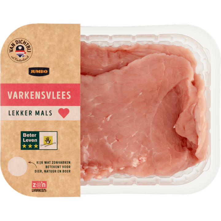 Zonvarken Schnitzel – Beter Leven*** ca