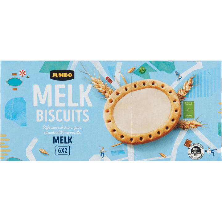 Melkbiscuits 6 Stuks