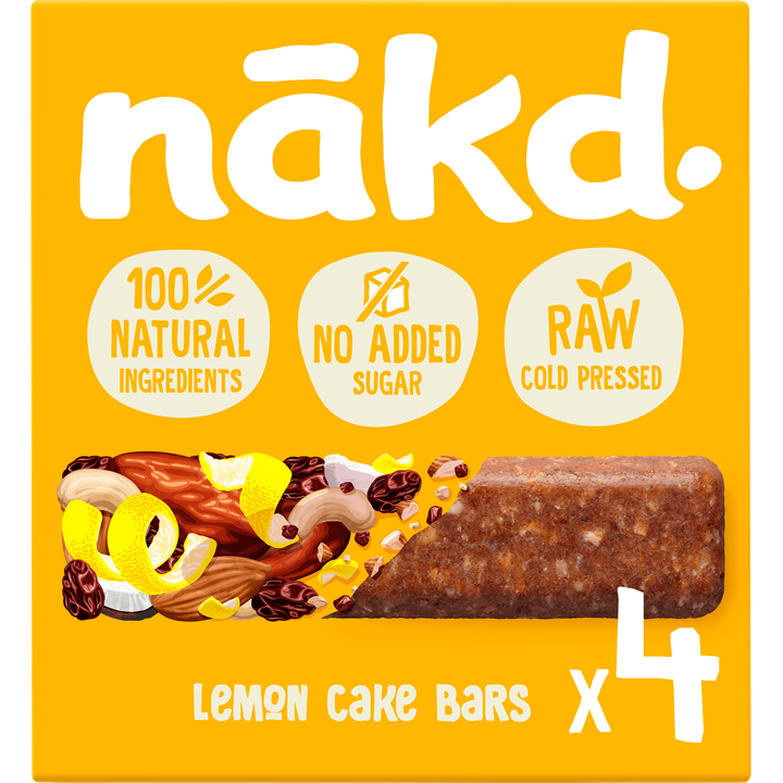 Raw Fruitreep met noten Lemon Cake
