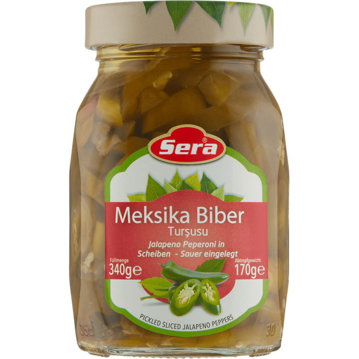 Sera Pickled Sliced Jalapeno Peppers 340 g