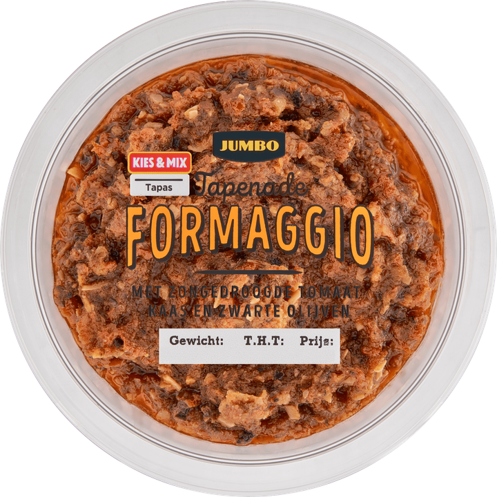 Tapenade Formaggio met Zongedroogde Tomaat