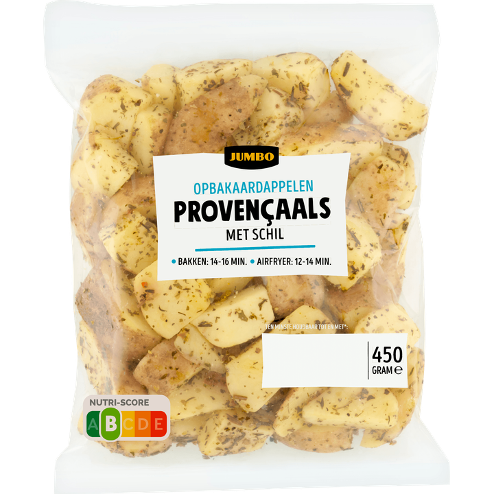 Opbakaardappelen Provençaals met Schil