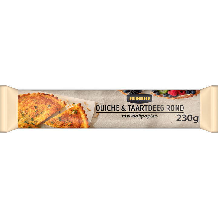 Quiche & Taartdeeg Rond met Bakpapier