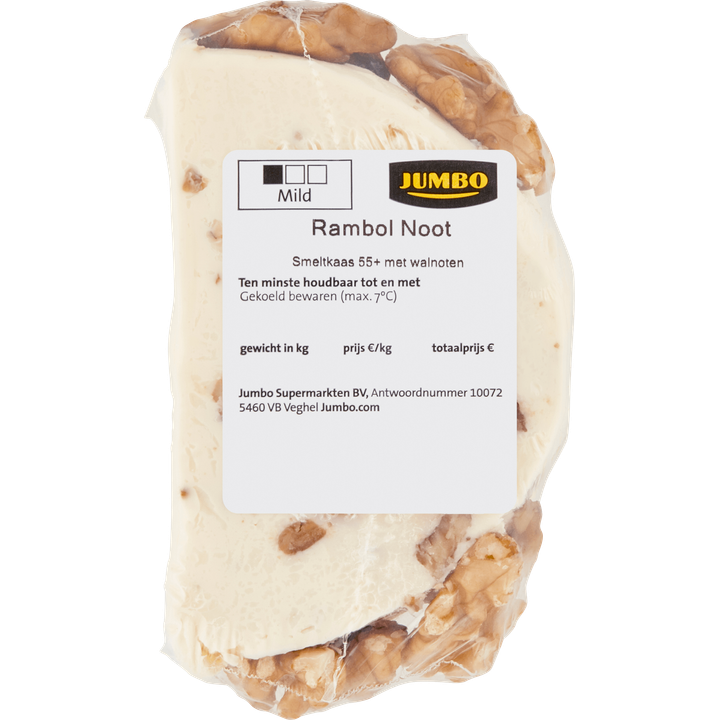 Jumbo Rambol Noot Smeltkaas 55+ met Walnoten ca. 125 g