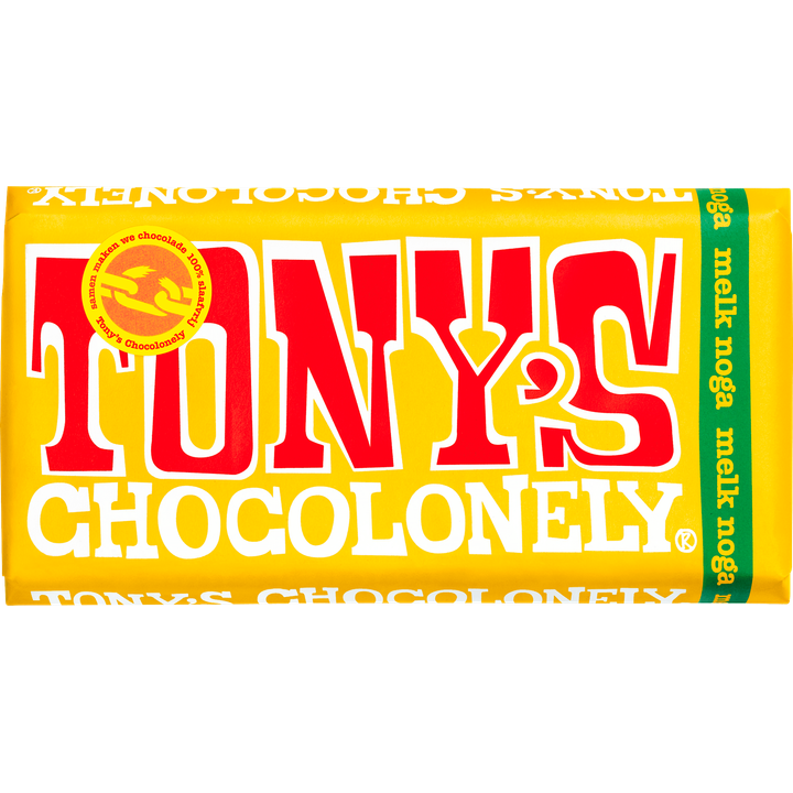 Tony's Chocolonely Melk Chocolade Reep Noga 180 g