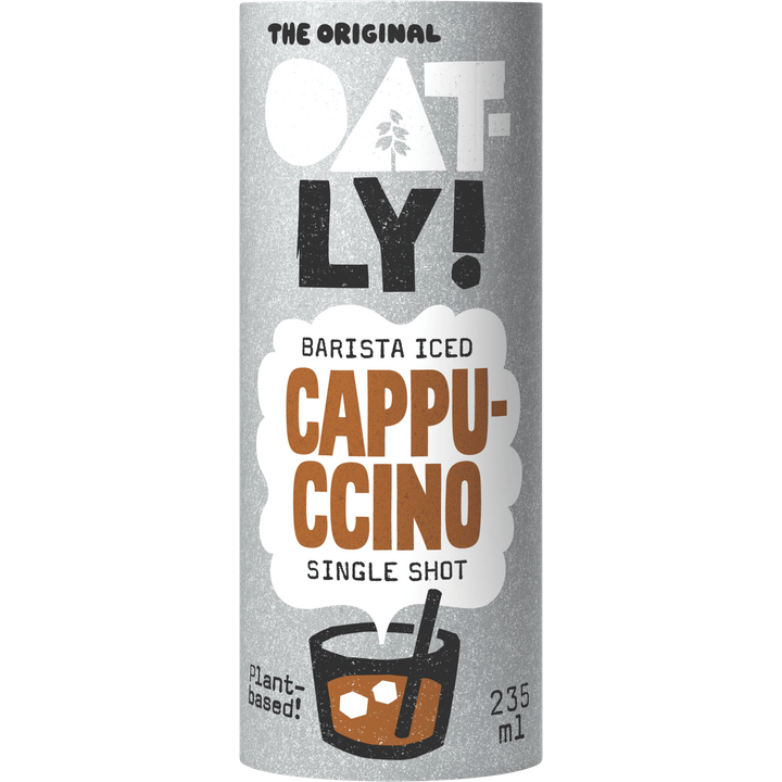 Oatly! The Original Barista Iced Cappuccino Single Shot 235 ml