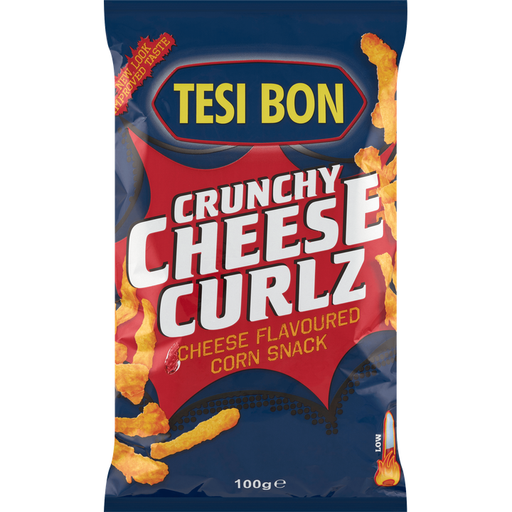 Crunchy Cheese Curlz Cheese Flavoured Corn Snack