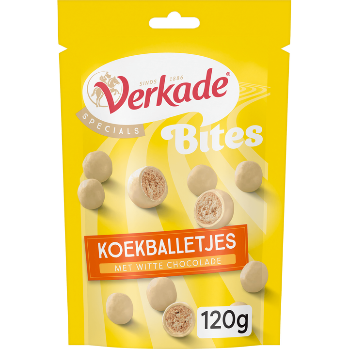 Bites Koekballetjes met Witte Chocolade