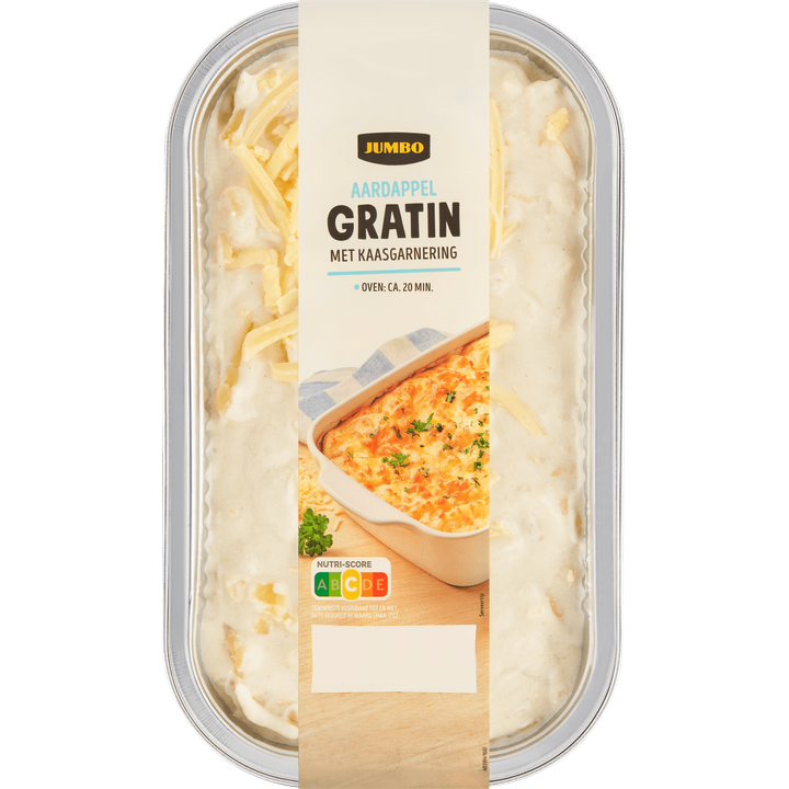 Aardappel Gratin met Kaasgarnering