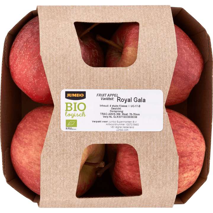 Biologisch Appel Royal Gala 4 Stuks