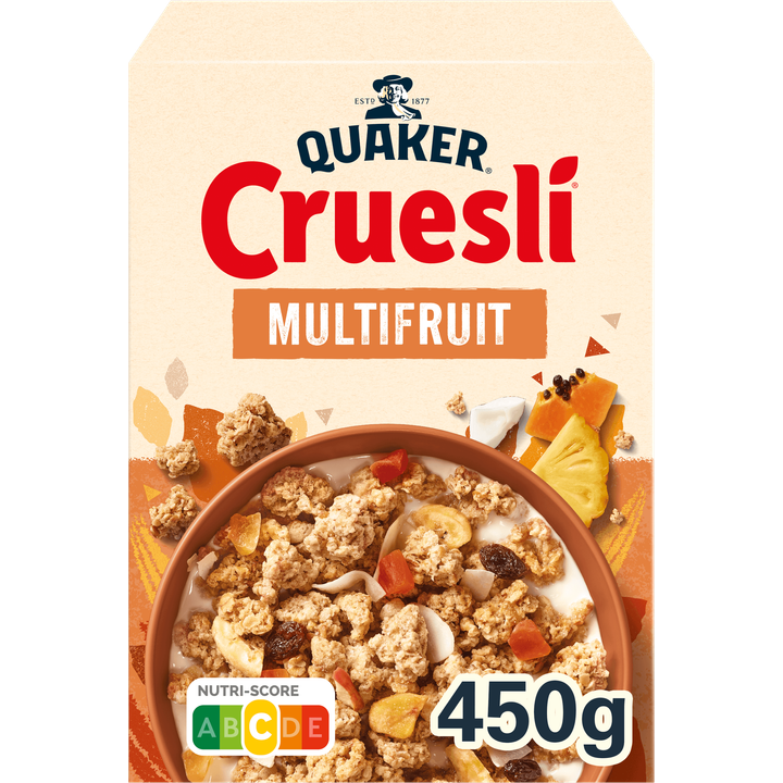Quaker Cruesli Multifruit Ontbijtgranen 450 gr