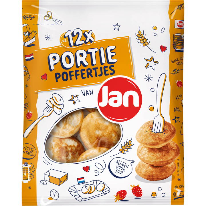 Jan Portie Poffertjes 12 Stuks 100 g