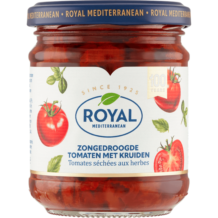 Royal Mediterranean Zongedroogde Tomaten met Kruiden 210 g
