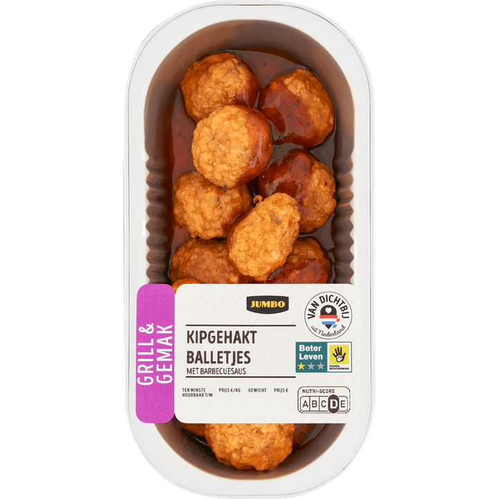 Grill & Gemak Kipgehaktballetjes met Barbecuesaus