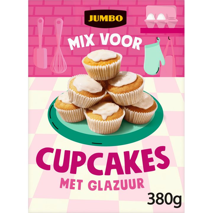 Mix voor Cupcakes met Glazuur
