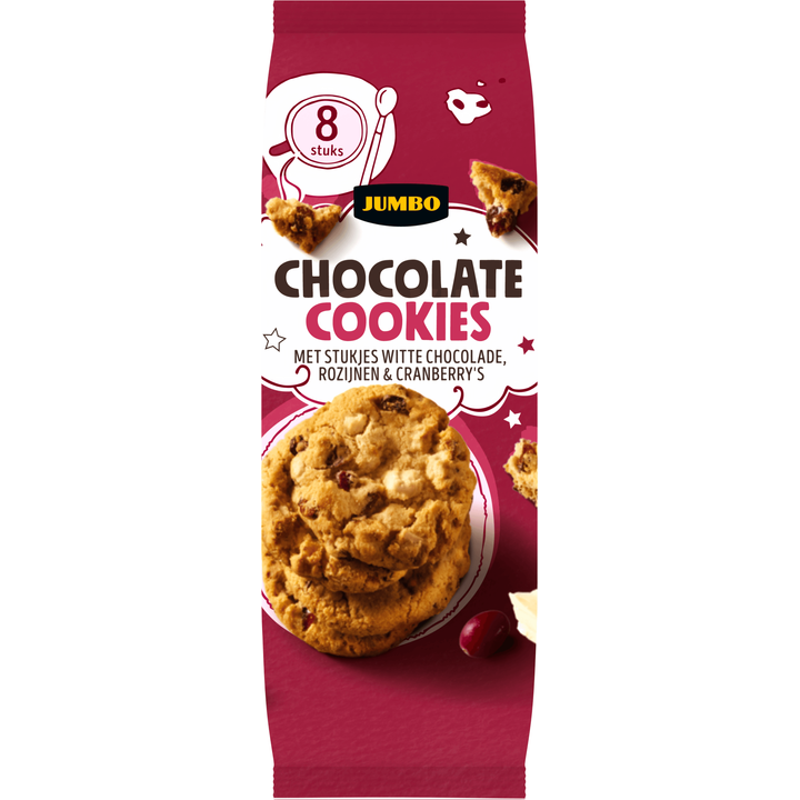 Chocolate Cookies met Cranberry