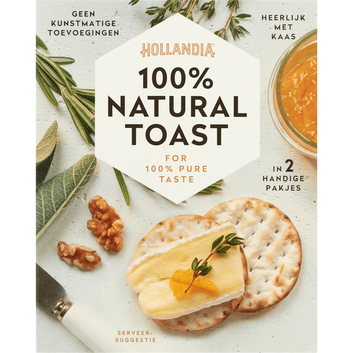 Hollandia 100% Natural Toast 100 g