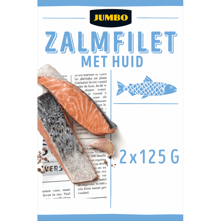 Zalmfilet met Huid