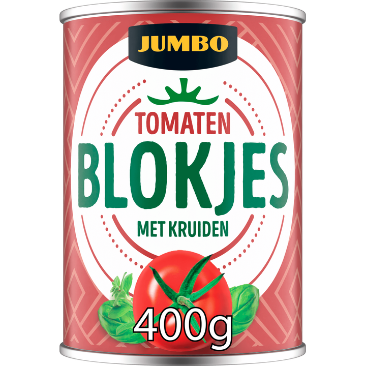 Tomatenblokjes met Kruiden