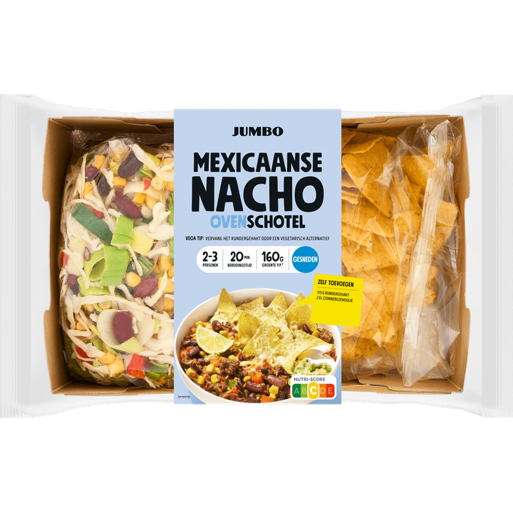 Mexicaanse Nacho Ovenschotel Verspakket 2-3 Personen