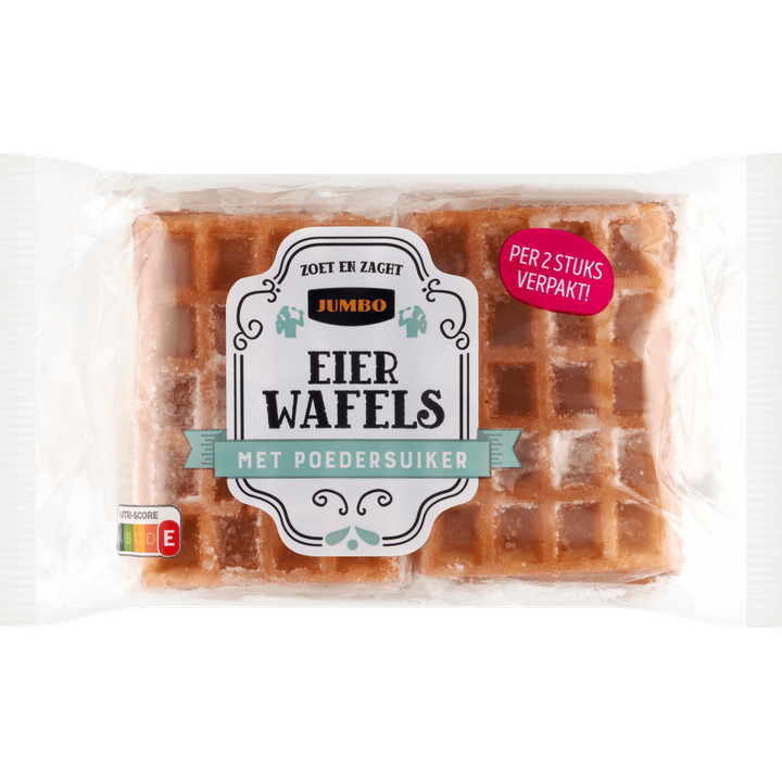 Eierwafels met Poedersuiker