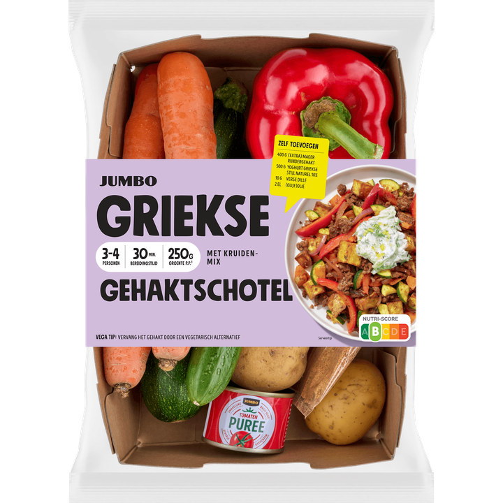 Griekse Gehaktschotel Verspakket 3-4 Personen
