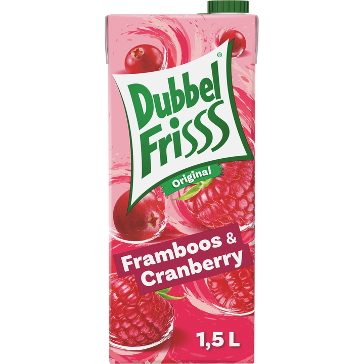 Dubbelfrisss Framboos-Cranberry 1,5 L