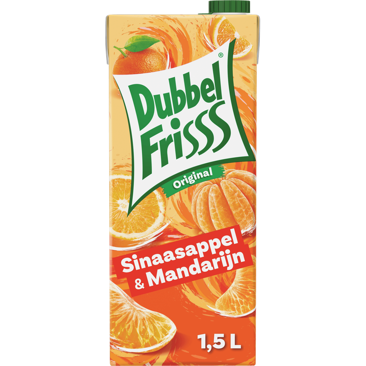 Dubbelfrisss Sinaasappel-Mandarijn 1,5 L