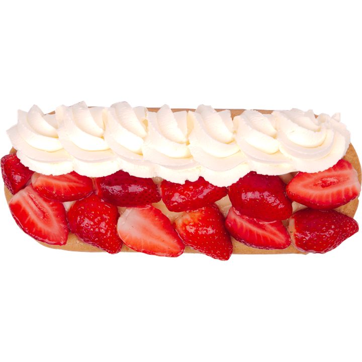 Aardbeienslof met Slagroom