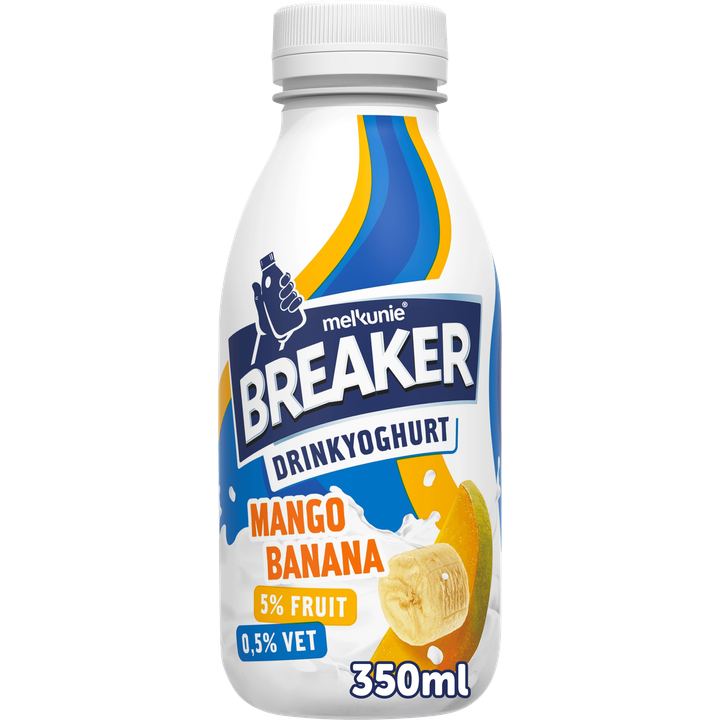 Breaker Drinkyoghurt Mango Banaan 0,5% Vet