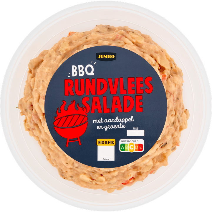 BBQ Rundvlees Salade met Aardappel en Groente