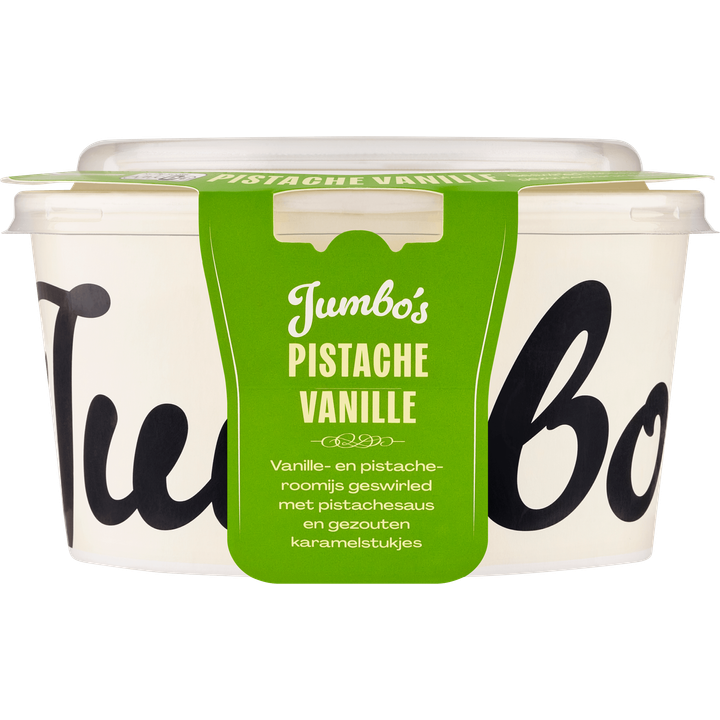 IJs Pistache Vanille met Gezouten Karamelstukjes