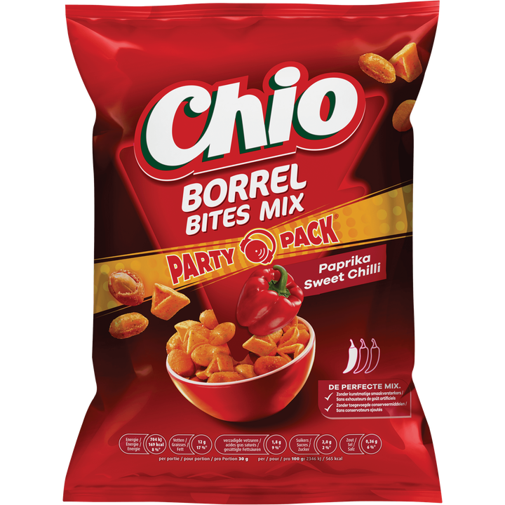 Borrel Bites Mix Party Pack Paprika Sweet Chilli