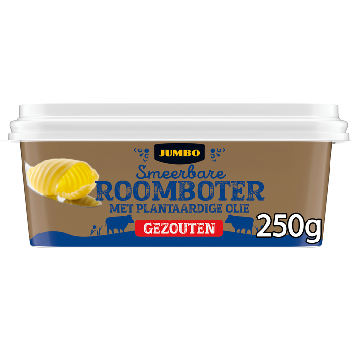 Smeerbare Roomboter met Plantaardige Olie Gezouten