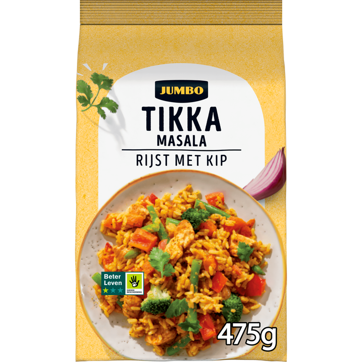 Tikka Masala Rijst met Kip
