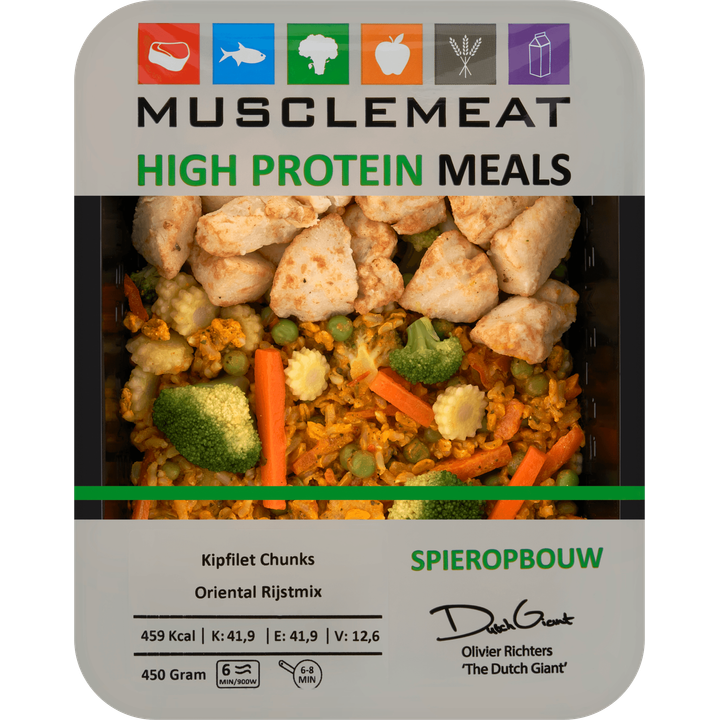 High Protein Meals Kipfilet Chunks Oriental Rijstmix