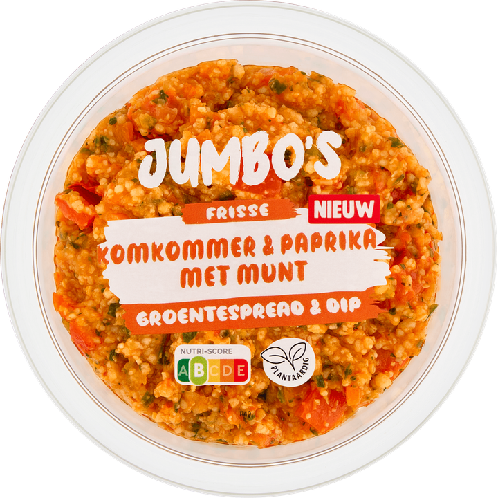 Groentespread & Dip Komkommer & Paprika met Munt