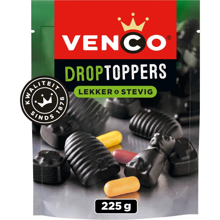 Venco Droptoppers Lekker & Stevig 225 g