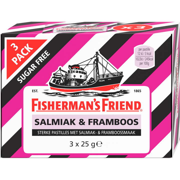 Sterke Pastilles met Salmiak- & Framboossmaak