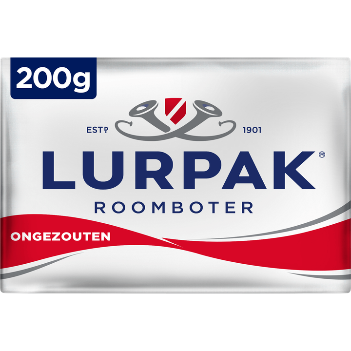 Lurpak ongezouten roomboter 200 g