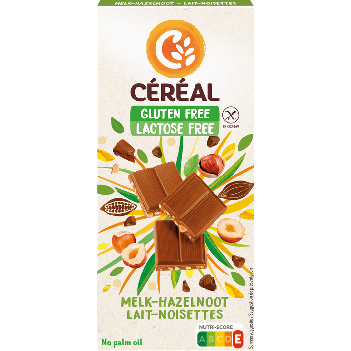 Céréal Gluten Free Lactose Free Melk-Hazelnoot