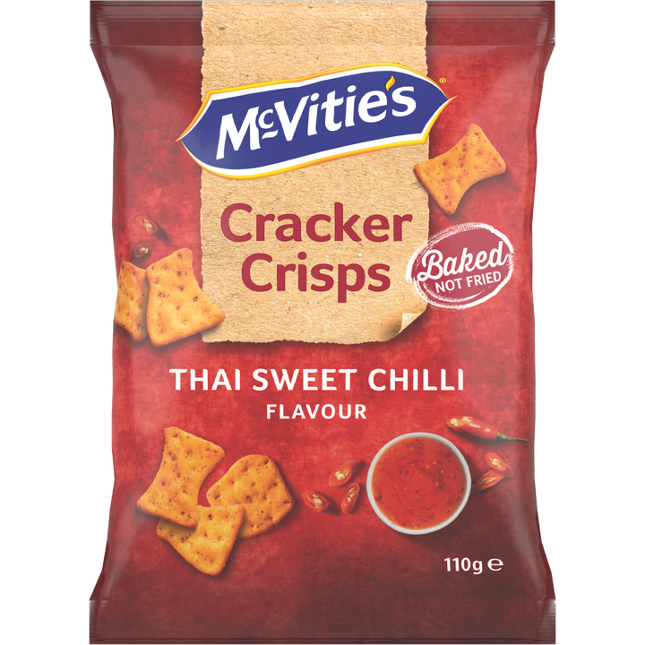 McVitie's Cracker Crisps Thai Sweet Chilli Flavour 110g
