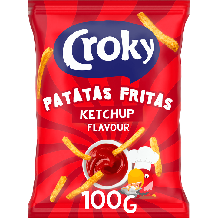 Croky Patatas Fritas Snack Ketchup 100g