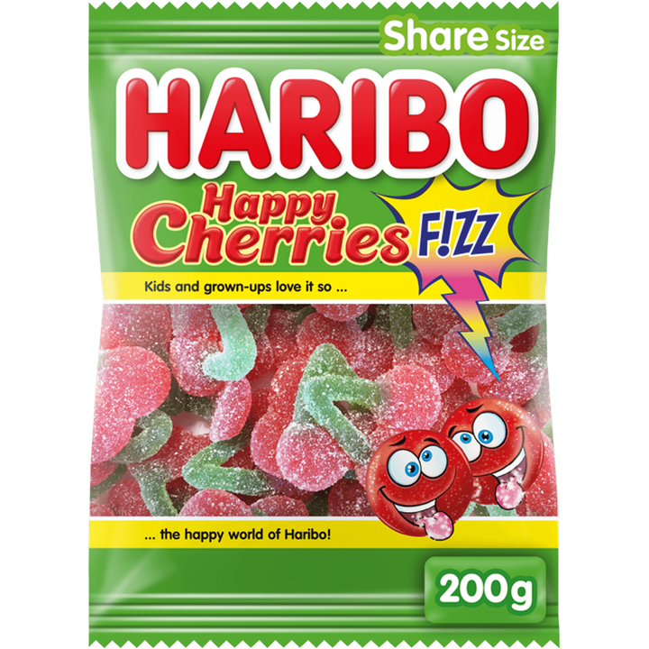 Haribo Happy Cherries F!ZZ 200 g