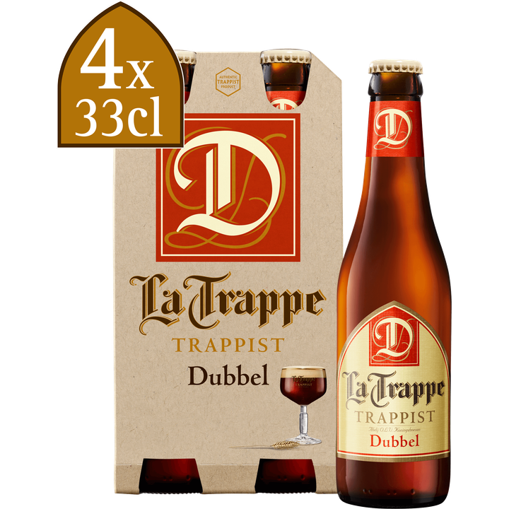 La Trappe - Dubbel - Fles 4 x 330ML