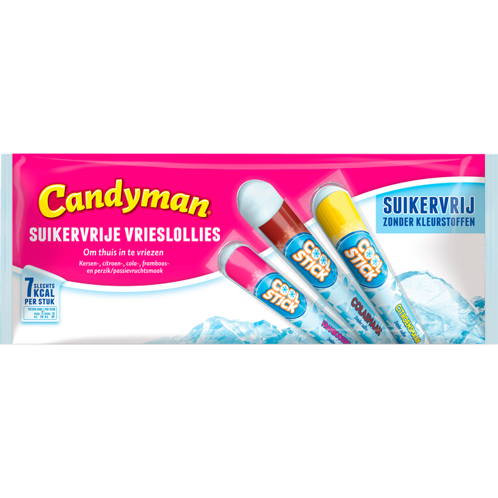 Candyman Suikervrije Vrieslollies 15 x 40 ml